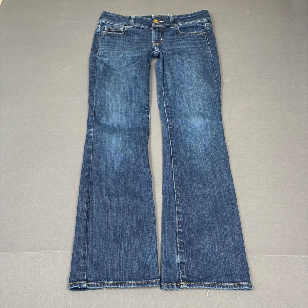 Y2K American Eagle Low Rise Slim Boot Cut Dark Wash Jeans Women's Size 4 (30x30)